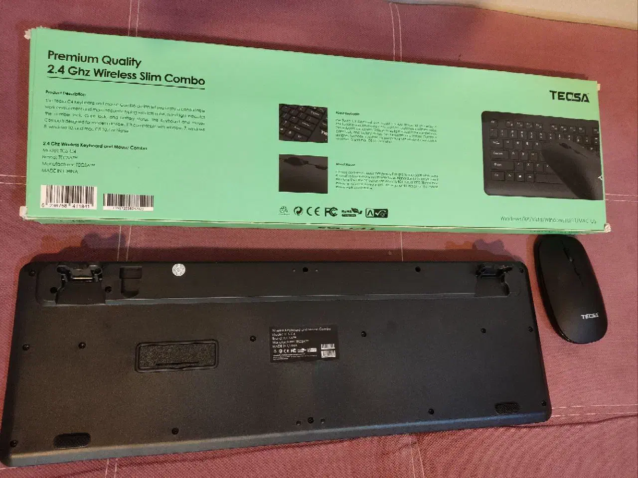 کیبورد و موس بی سیم TECSA C4|قطعات و لوازم جانبی رایانه|اصفهان, ملکشهر|دیوار