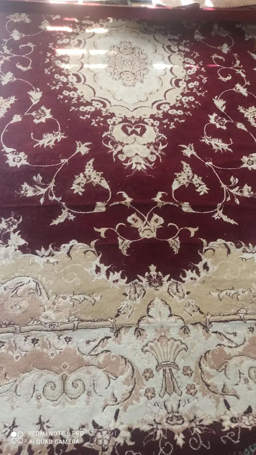 فرش ۱۲متری تمام نخ بدون سوختگی و پارگی|فرش|شیراز, شهرک سعدی|دیوار