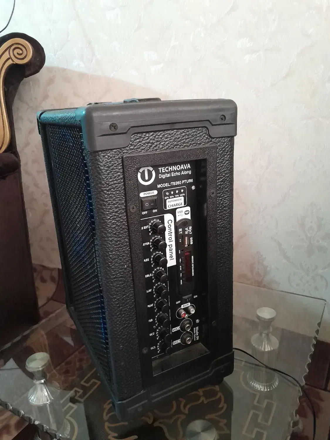 اکو همراه شارژی ۱۶ اینچ ۸×۲ برند اکو دیجیتال تکنوا|سیستم صوتی خانگی|نسیم‌شهر, |دیوار