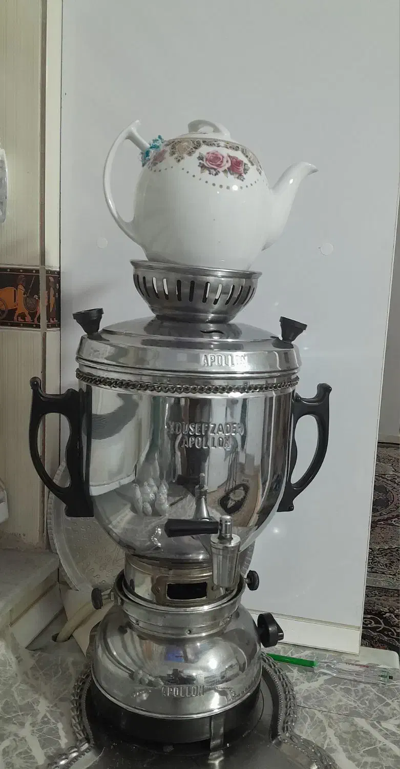 سماور ۶ لیتری آپولون|سماور، چای‌ساز، قهوه‌ساز|اسدآباد, |دیوار