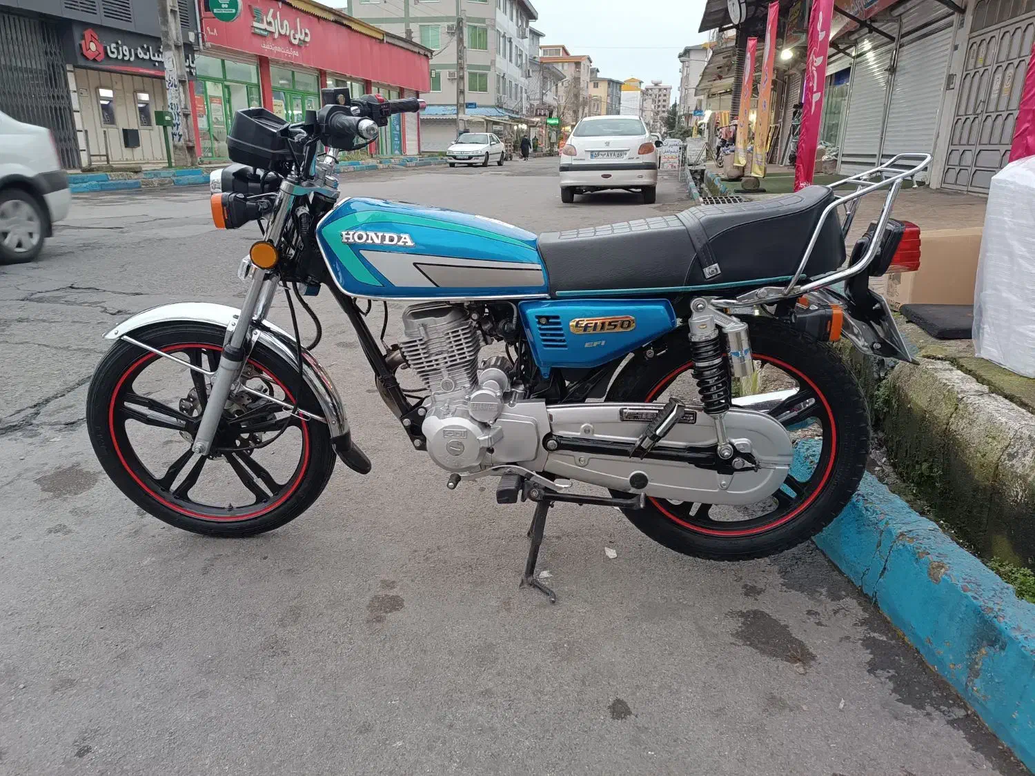 هندا 150 در حد صفر|موتورسیکلت|بندر انزلی, باغ زمانی|دیوار