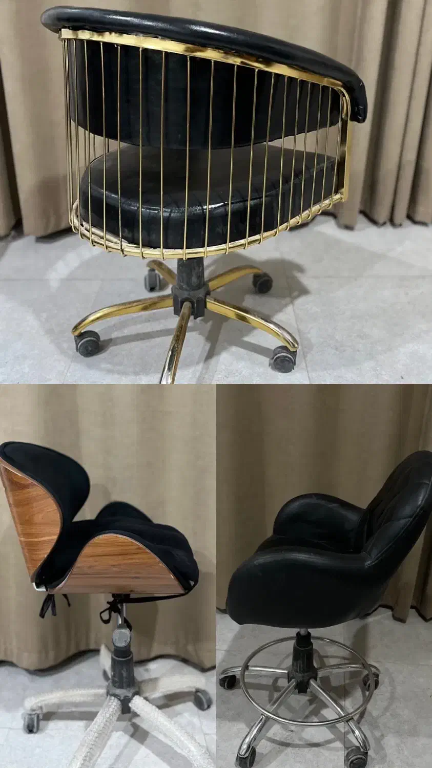 تخت و صندلی سالن زیبایی در حد نو|آرایشگاه و سالنهای زیبایی|آبدانان, |دیوار