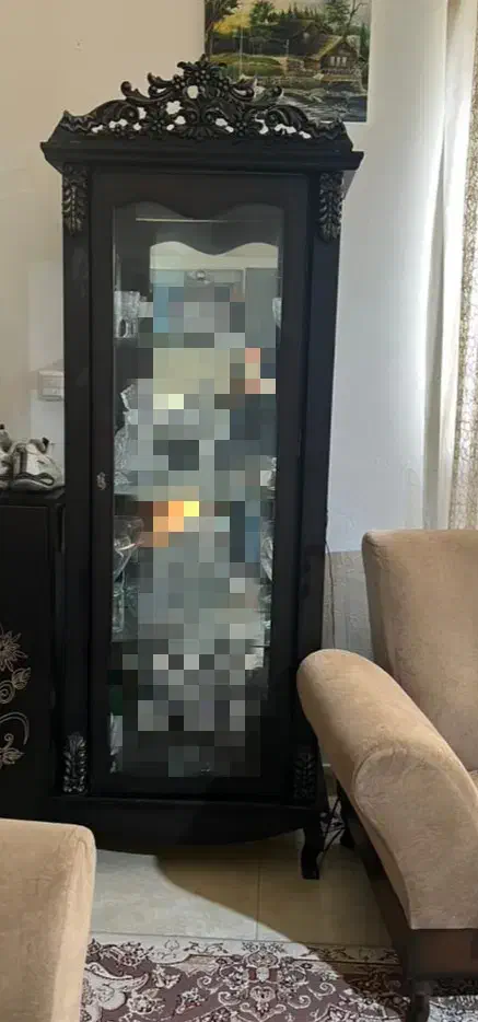 ویترین چوبی|بوفه، ویترین، کنسول|رضوانشهر, |دیوار