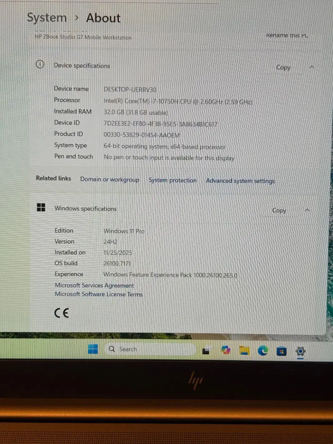 لپ تاپ hp zbook g7|رایانه همراه|تهران, شهرک غرب|دیوار
