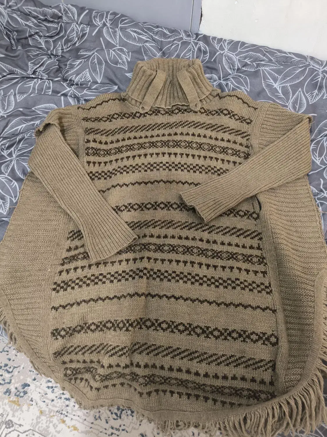 بافت پانچو|لباس|پرند, فاز ۶|دیوار