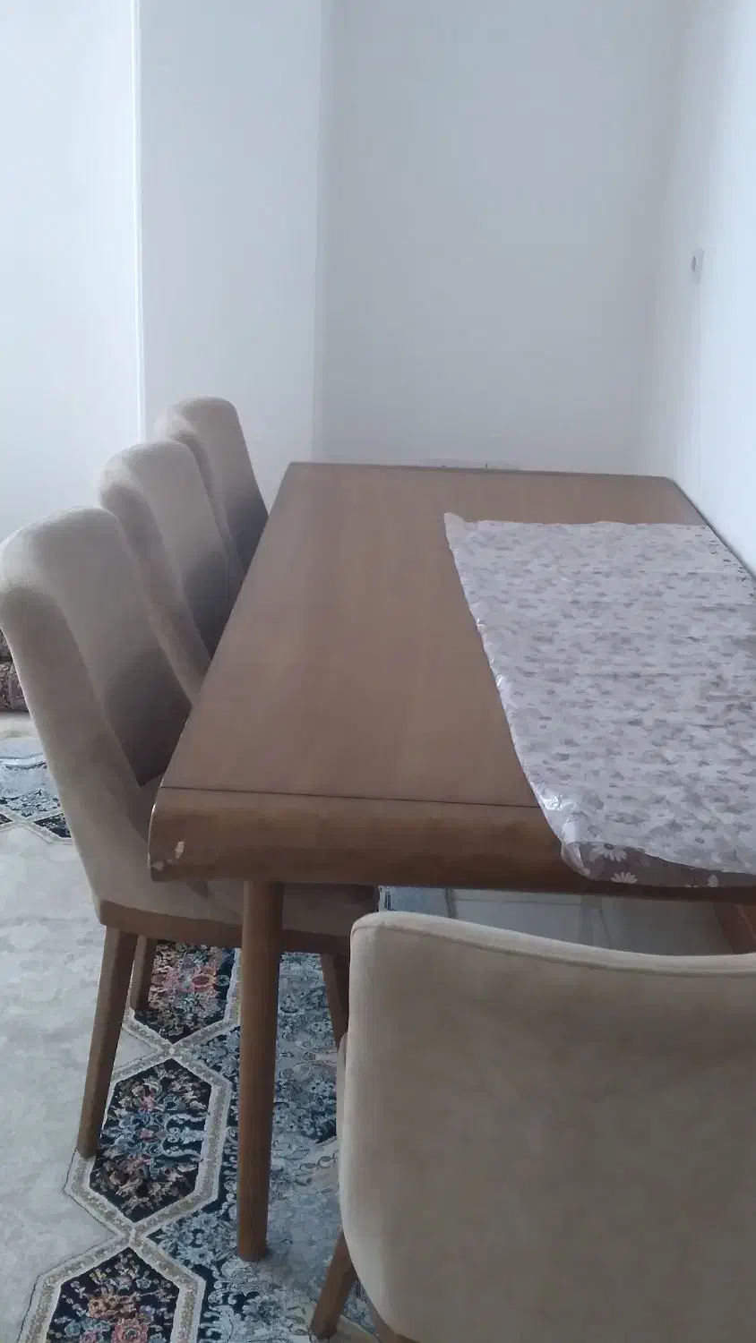 میزنهارخوری ۸نفره|میز و صندلی غذاخوری|سرخه, |دیوار