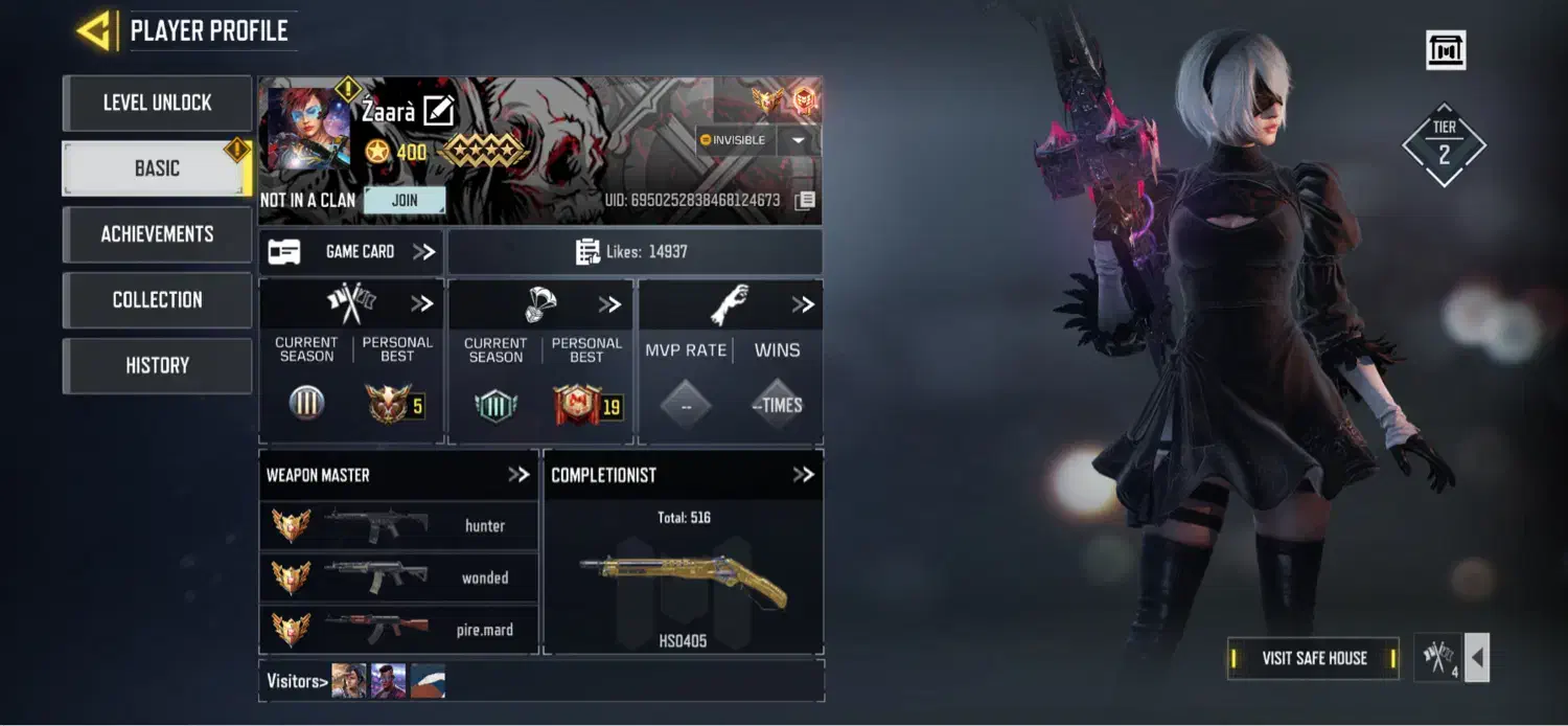 اکانت خفن کالاف دیوتی موبایل|کنسول، بازی ویدئویی و آنلاین|رشت, چله خانه|دیوار