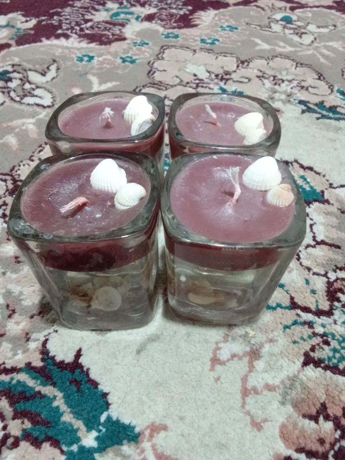 شمع آکواریومی صدف|صنایع دستی و سایر لوازم تزئینی|شیروان (خراسان), |دیوار