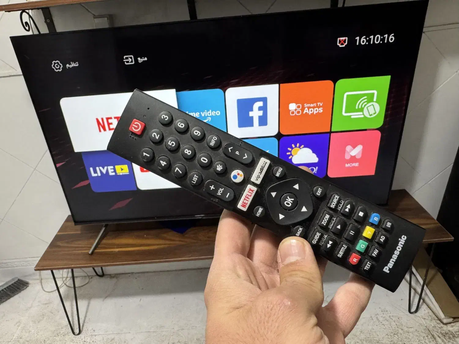 ال ای دی ۶۵ اینچ پاناسونیک 4k smart Android|تلویزیون و پروژکتور|تهران, چیتگر جنوبی|دیوار