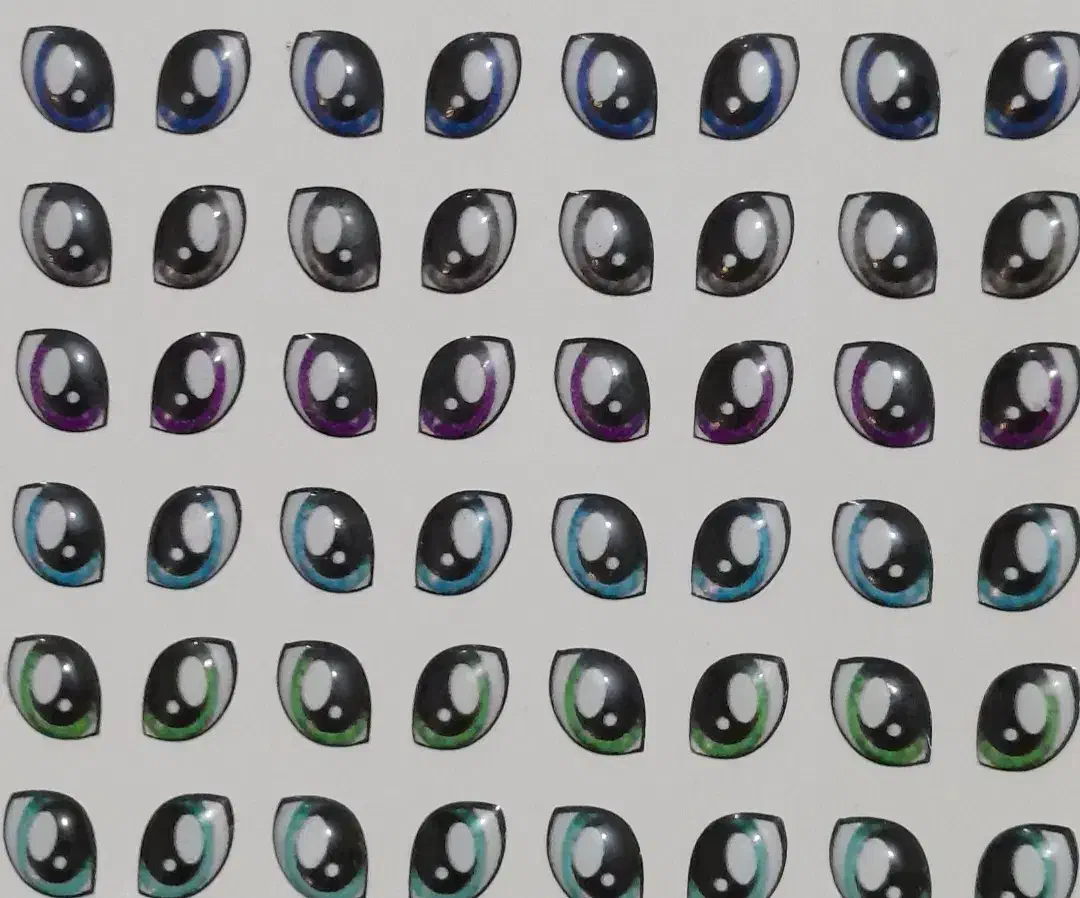 چشم های رزینی عروسک،از 4 میل تا 15 میل موجود است.|اسباببازی|رشت, پیرسرا|دیوار