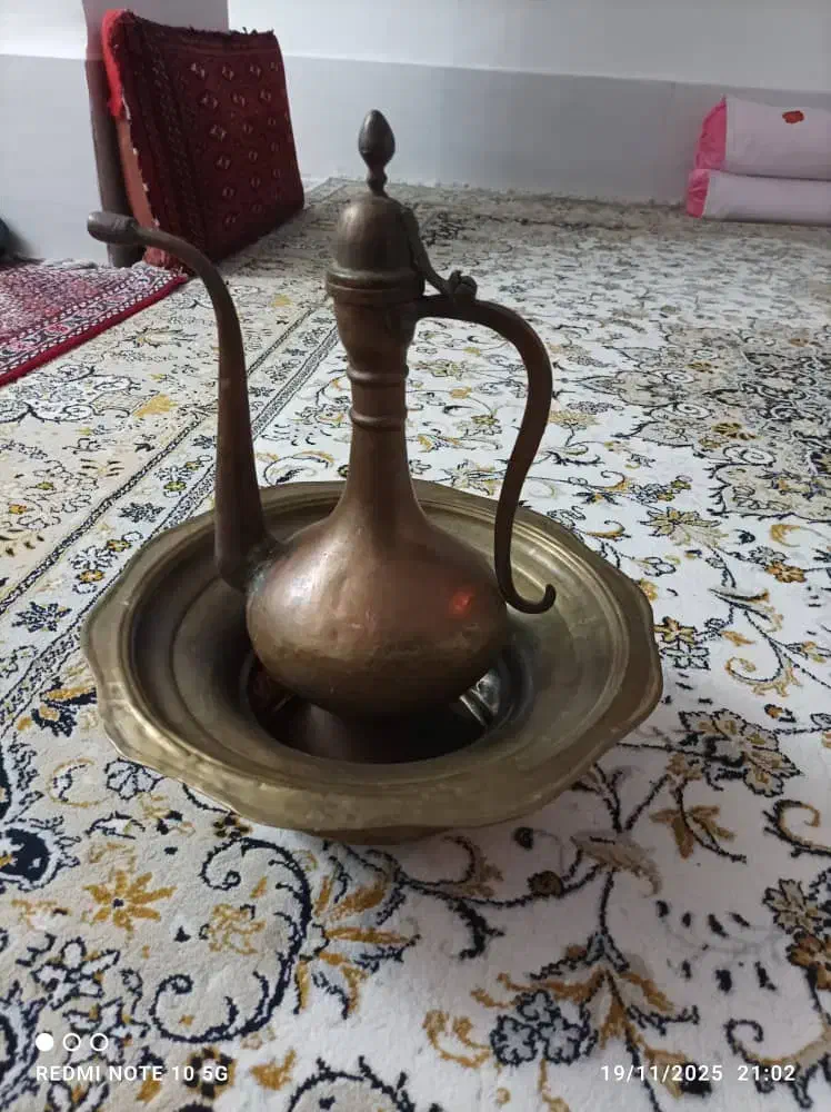 آفتابه و لگن|کلکسیون اشیاء عتیقه|کرمانشاه, |دیوار