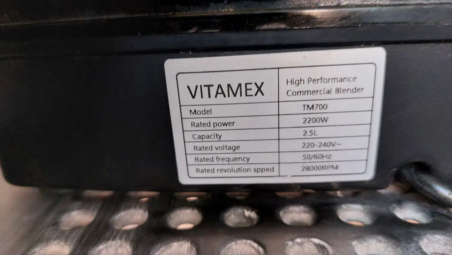 مخلوط کن (بلندر) 2/5 لیتری 2000 وات ویتامکس|کافیشاپ و رستوران|کیش, |دیوار