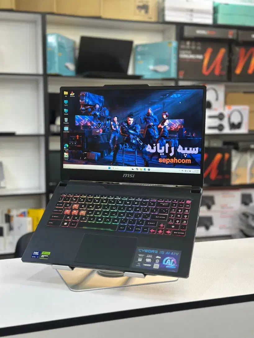 msi cyborg / لپتاپ ام اس ا / لپتاپ گیمینگ /rtx4060|رایانه همراه|اصفهان, درب کوشک|دیوار
