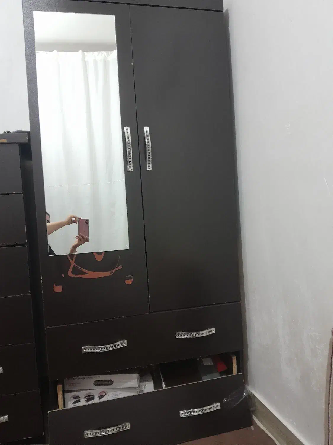 کمد و دراور قهوه ای|جاکفشی، کمد، دراور|نظرآباد, قوچ حصار|دیوار