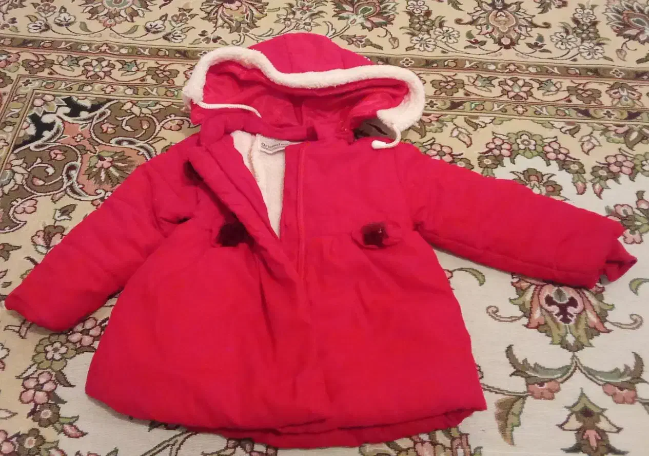 کاپشن دخترانه در حد نو|کفش و لباس بچه|خمین, |دیوار