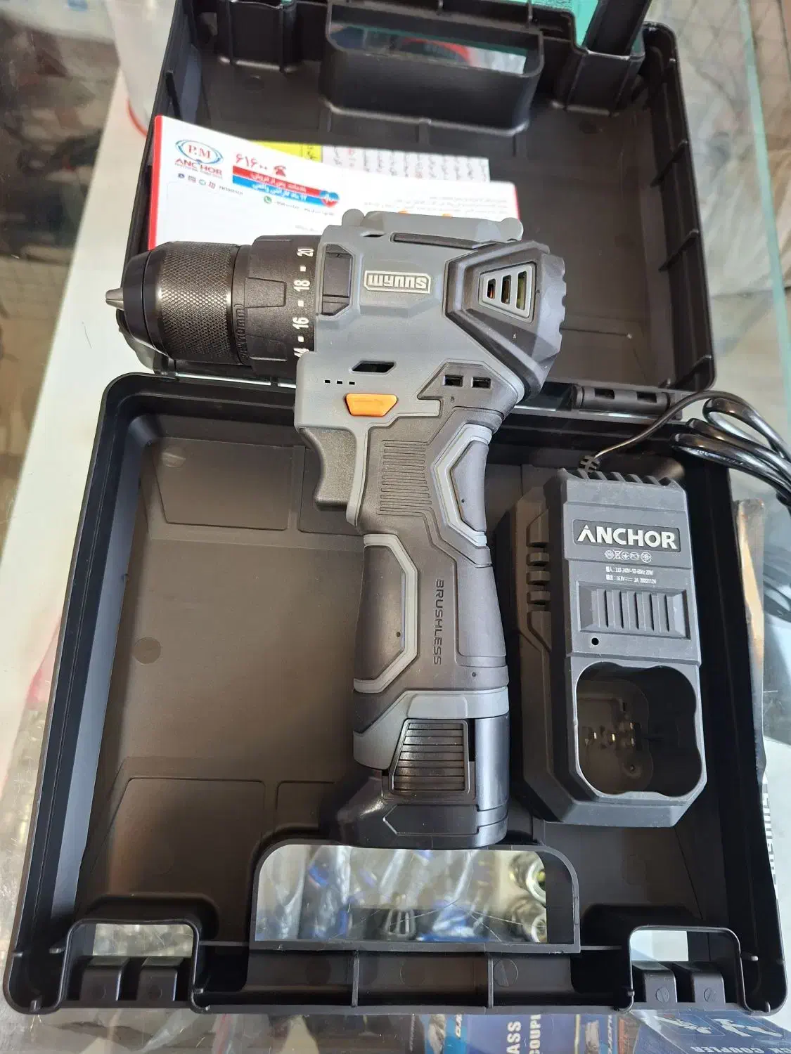 دریل پیچگوشتی شارژی براشلس۱۶.۸ وینز گارانتی دار|ابزارآلات|تهران, شهرک شریفی|دیوار