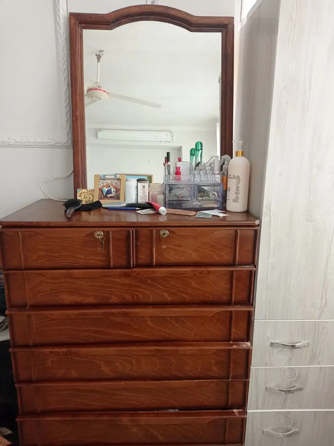 دراور و آینه|جاکفشی، کمد، دراور|شاهرود, |دیوار