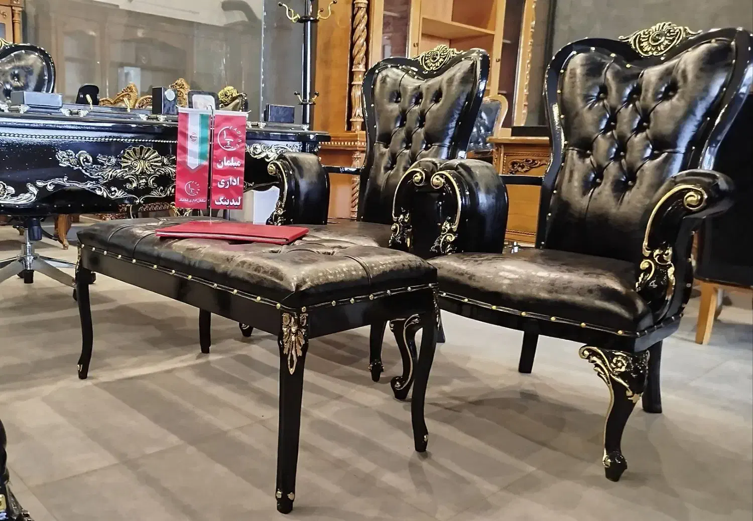 مبل اداری میز ساینا کلاسیک|دفتر کار|چهاردانگه (تهران), |دیوار