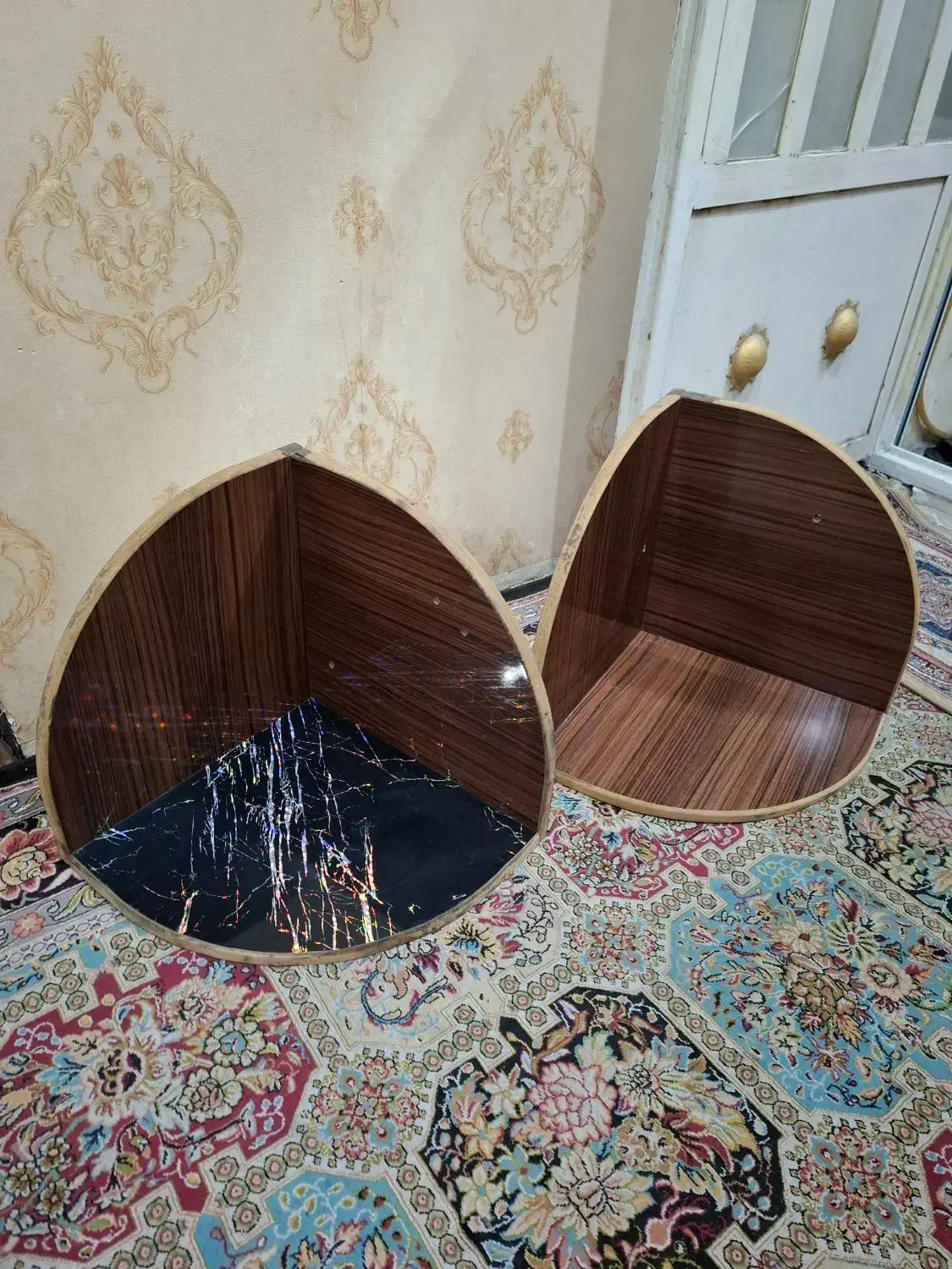 شلف کنج|کتابخانه، شلف، قفسه‌های دیواری|اهواز, منازل کارون|دیوار