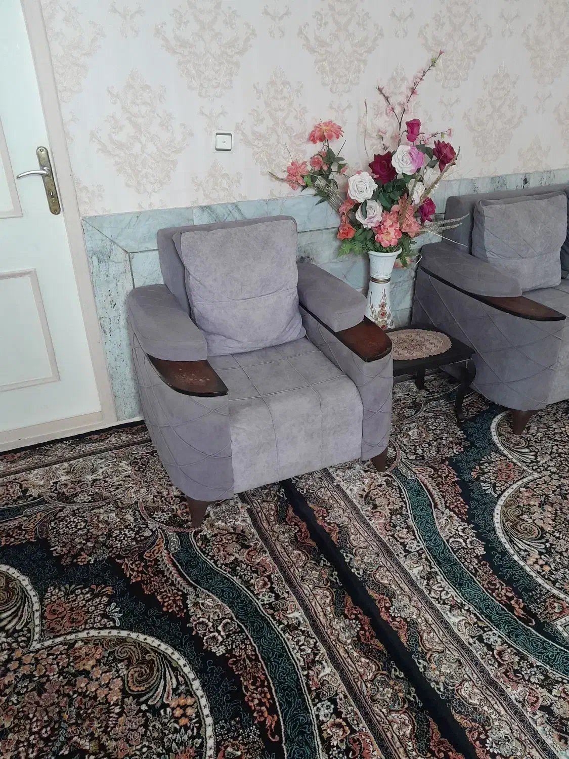 مبل راحتی ۷نفره|مبلمان خانگی و میز عسلی|بیرجند, |دیوار