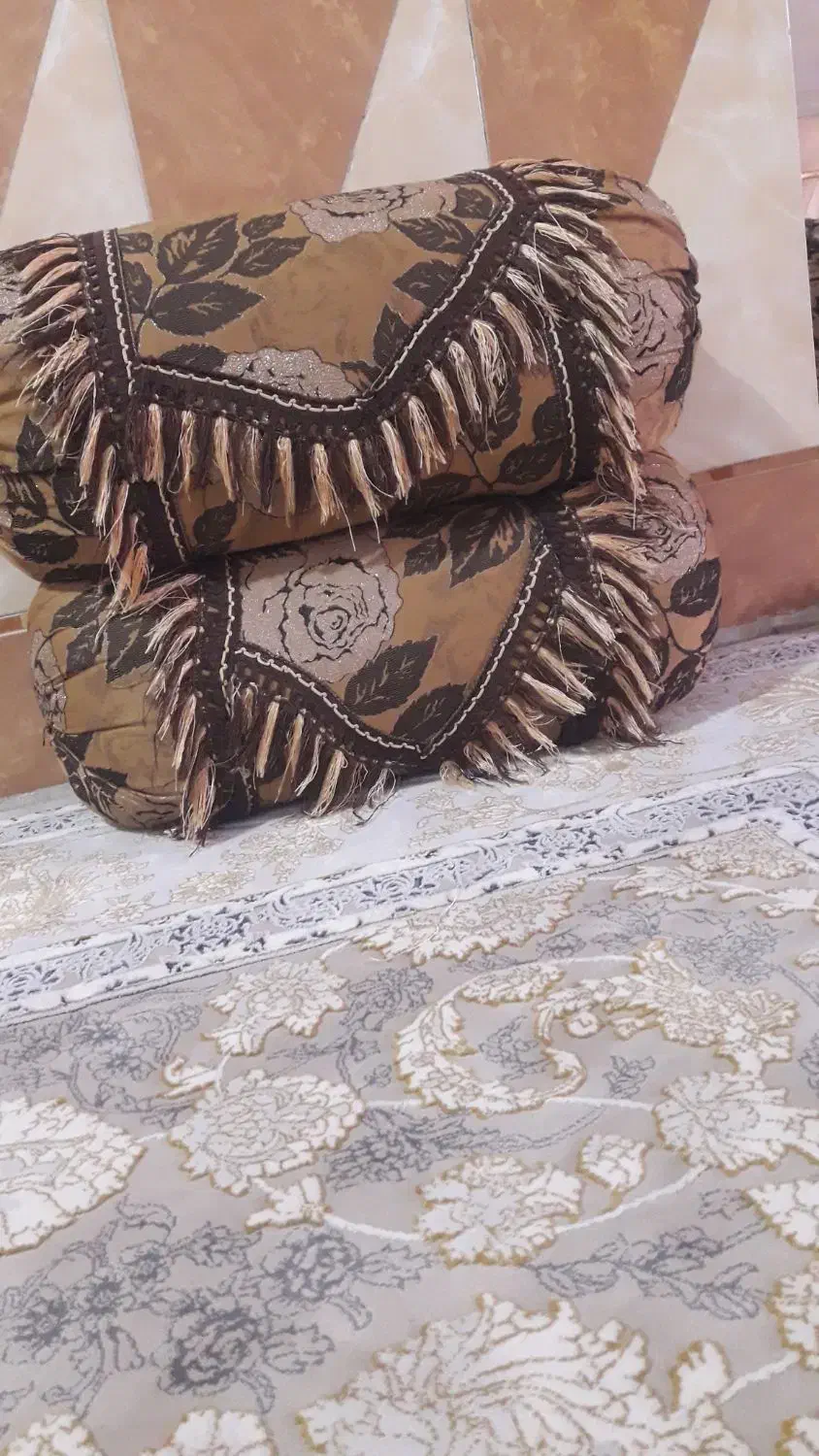 جلد بالشت لوله یی|رختخواب، بالش، پتو|شوشتر, |دیوار