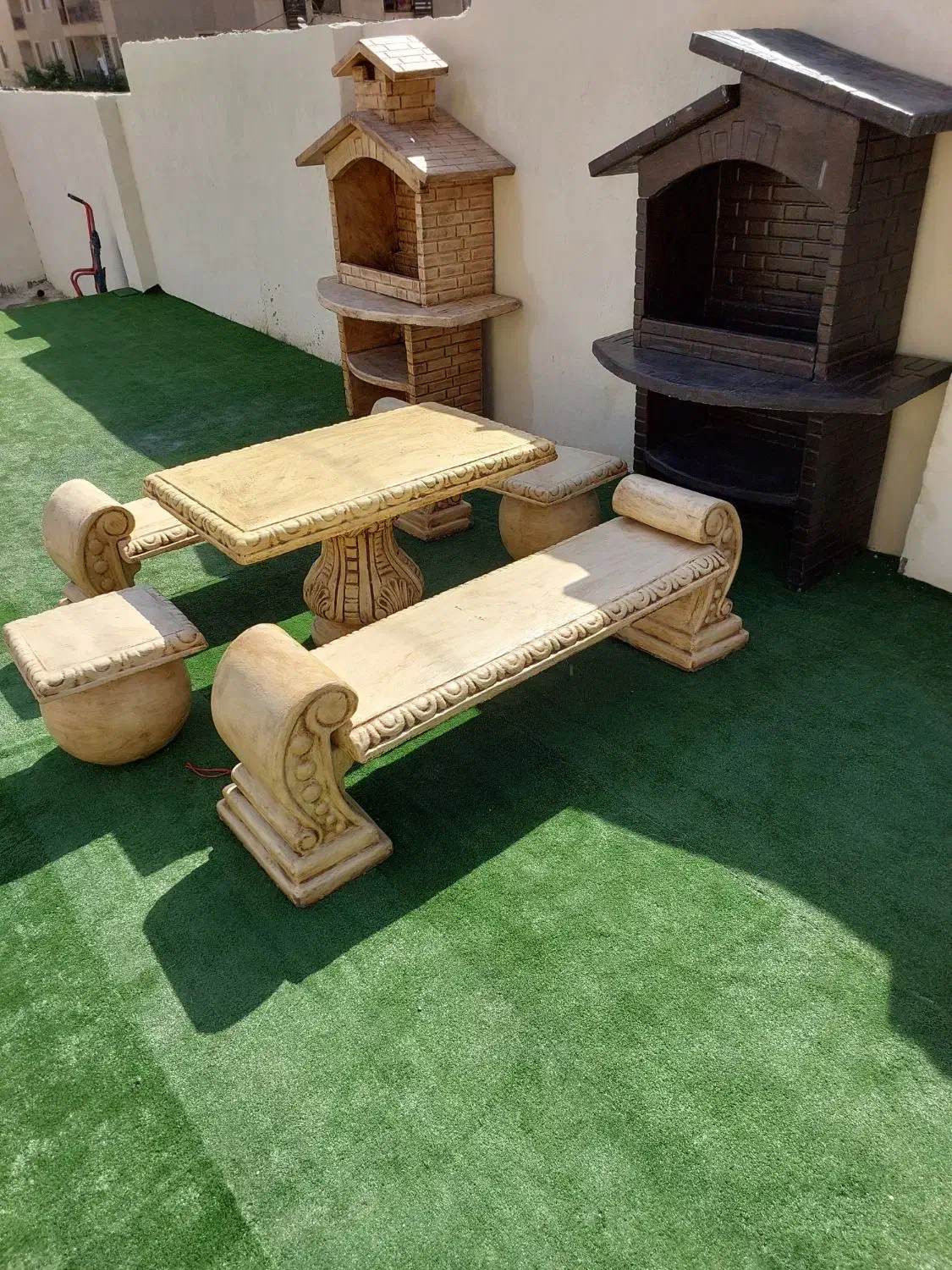 نیمکت و میز صندلی خوش نشین|میز و صندلی غذاخوری|سمنان, |دیوار