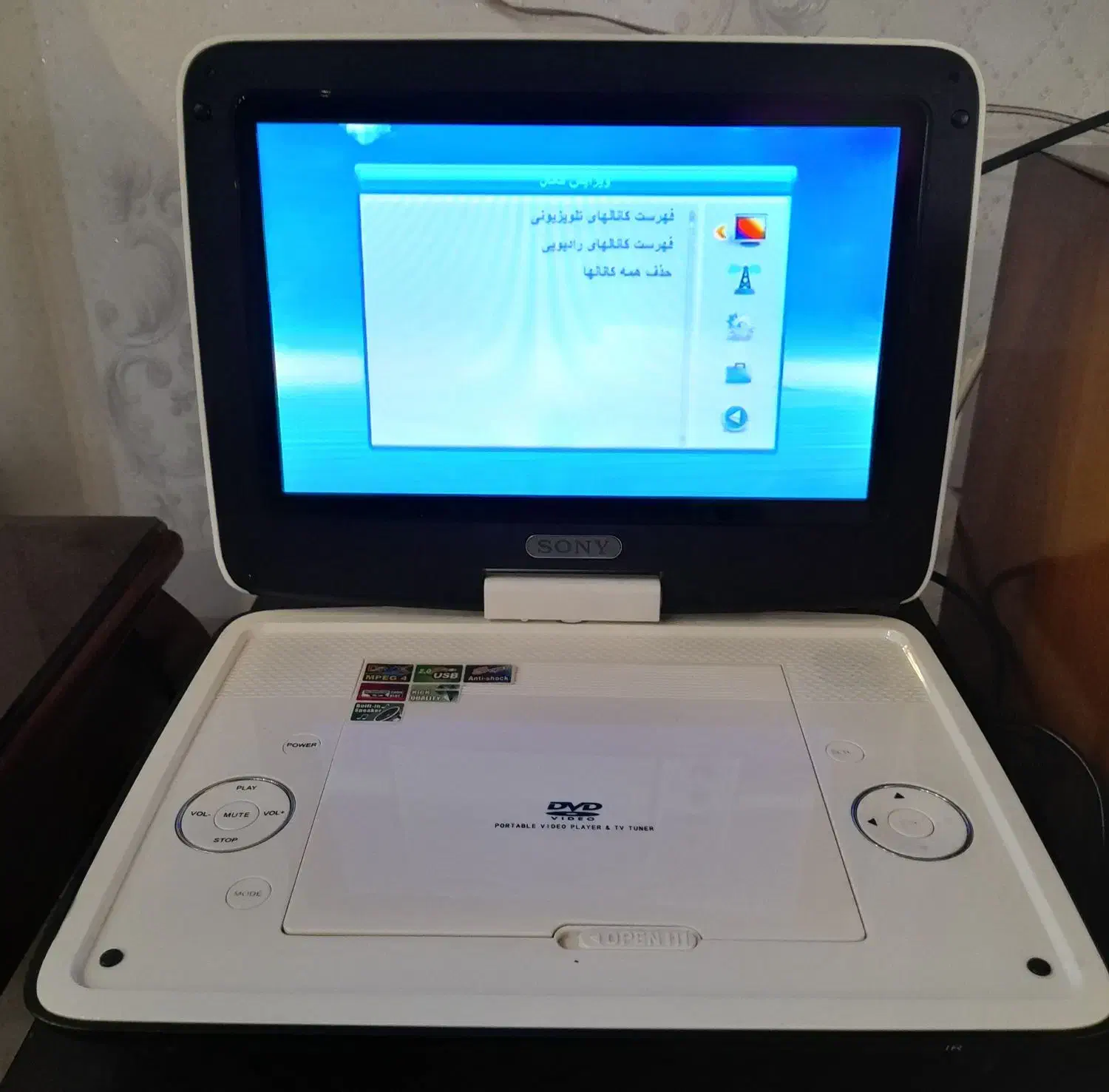 دی وی دی لبتابی سونی ۱۲ اینچ|پخش‌کننده DVD و ویدیو|نسیم‌شهر, |دیوار