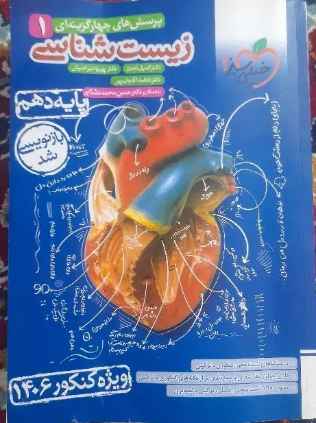 کتاب زیست|کتاب و مجله آموزشی|تربتحیدریه, آسایش|دیوار