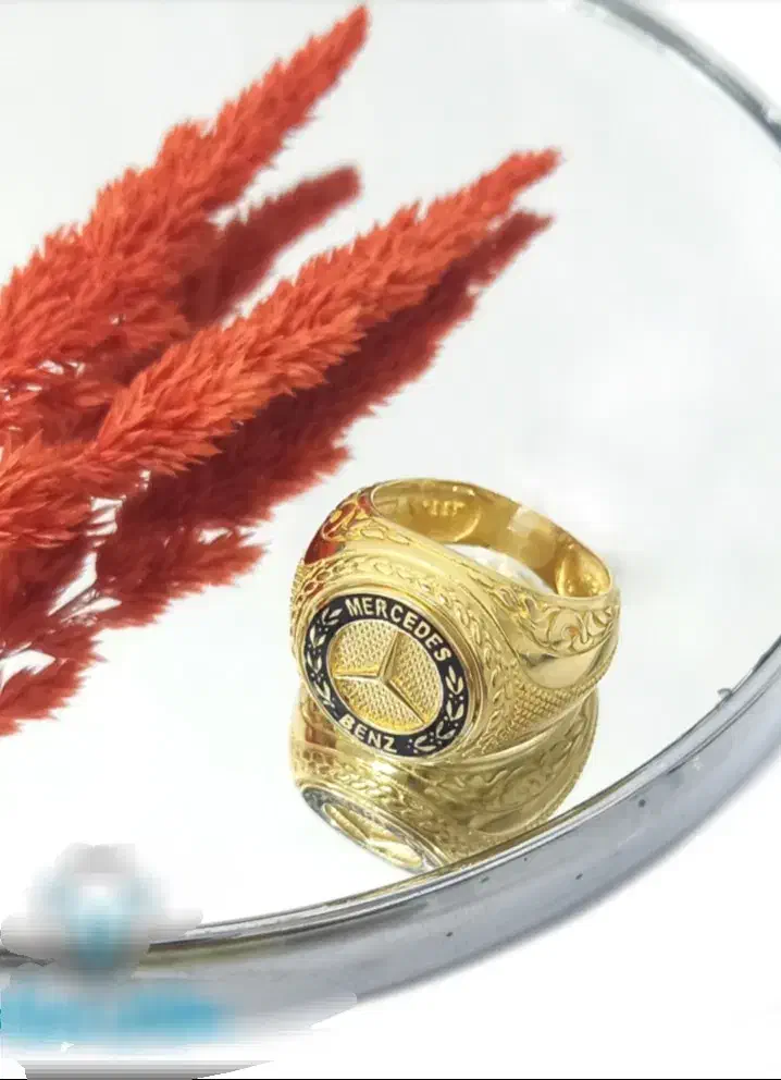 فروش انگشتر طلا طرح (کمپانی‌ بنز)|جواهرات|سقز, |دیوار