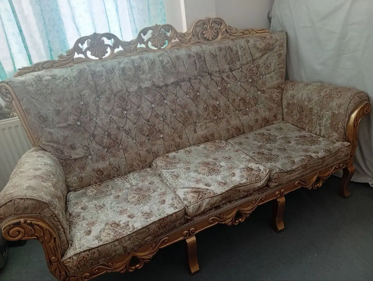 مبل مدل سلطنتی|مبلمان خانگی و میز عسلی|محمدیه-قزوین, |دیوار