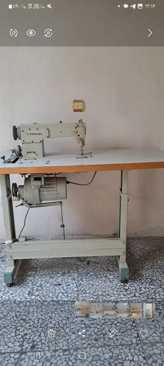 چرخ خیاطی تیپیکال اصل راسته دوز ۱۱/۷۵۰/۰۰۰تومان|چرخ خیاطی و ریسندگی|رشت, بازار|دیوار