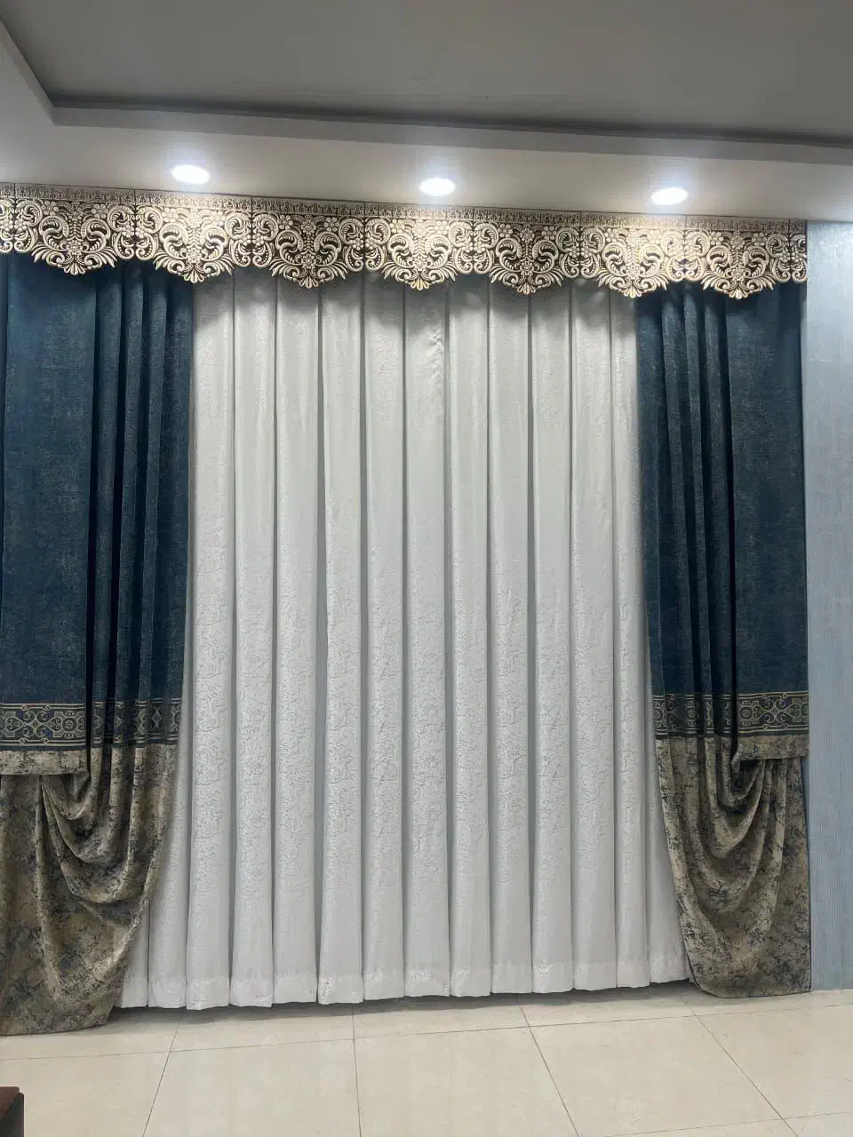 پرده|پرده، رانر، رومیزی|شیراز, شهرک فرزانگان|دیوار