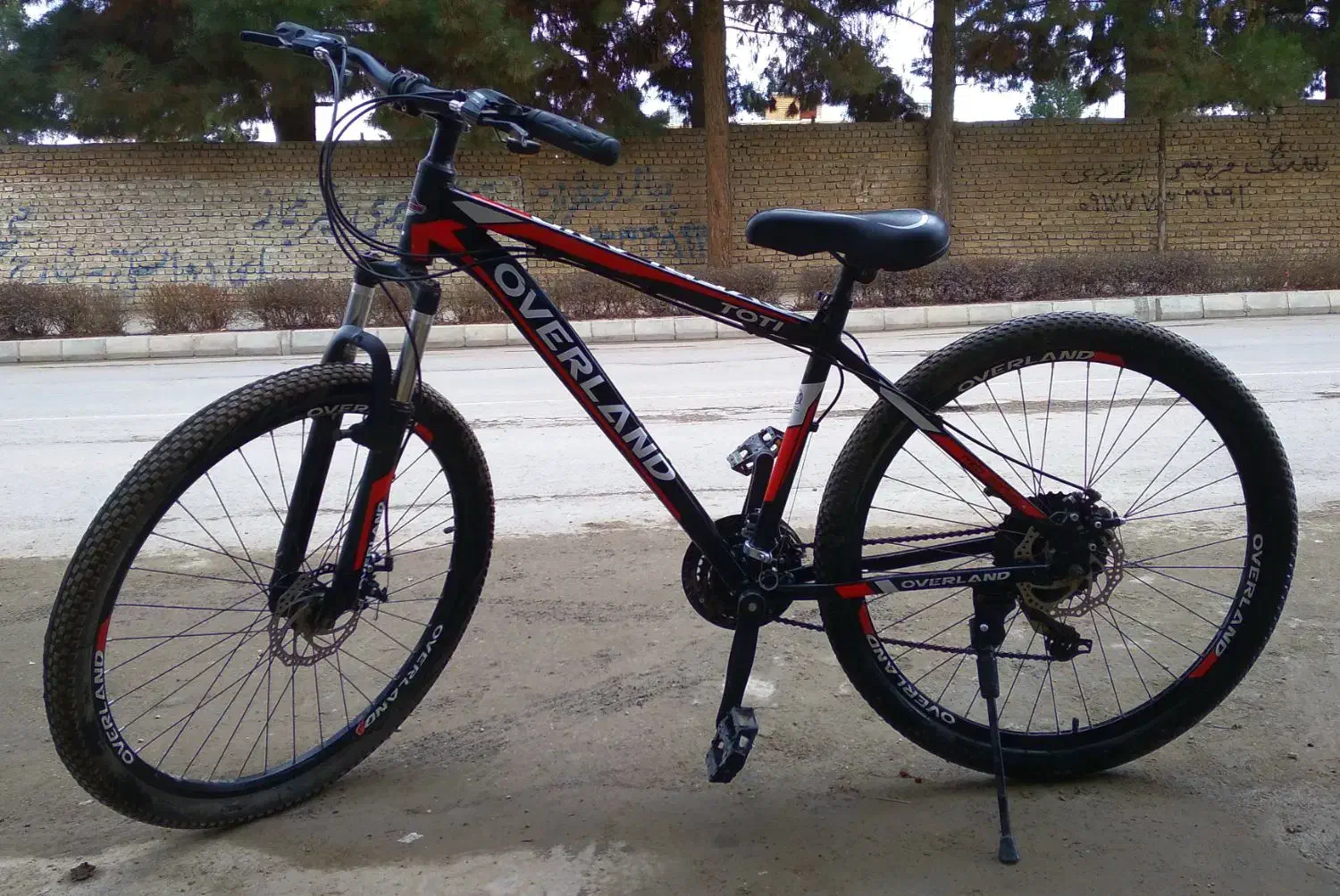 دوچرخه overland ۲۷/۵|دوچرخه، اسکیت، اسکوتر|آشخانه, |دیوار