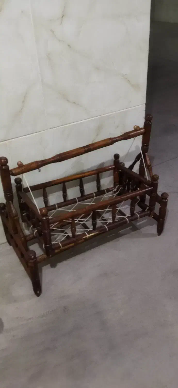 گهواره چوبی|تخت و سرویس خواب|الوند, |دیوار