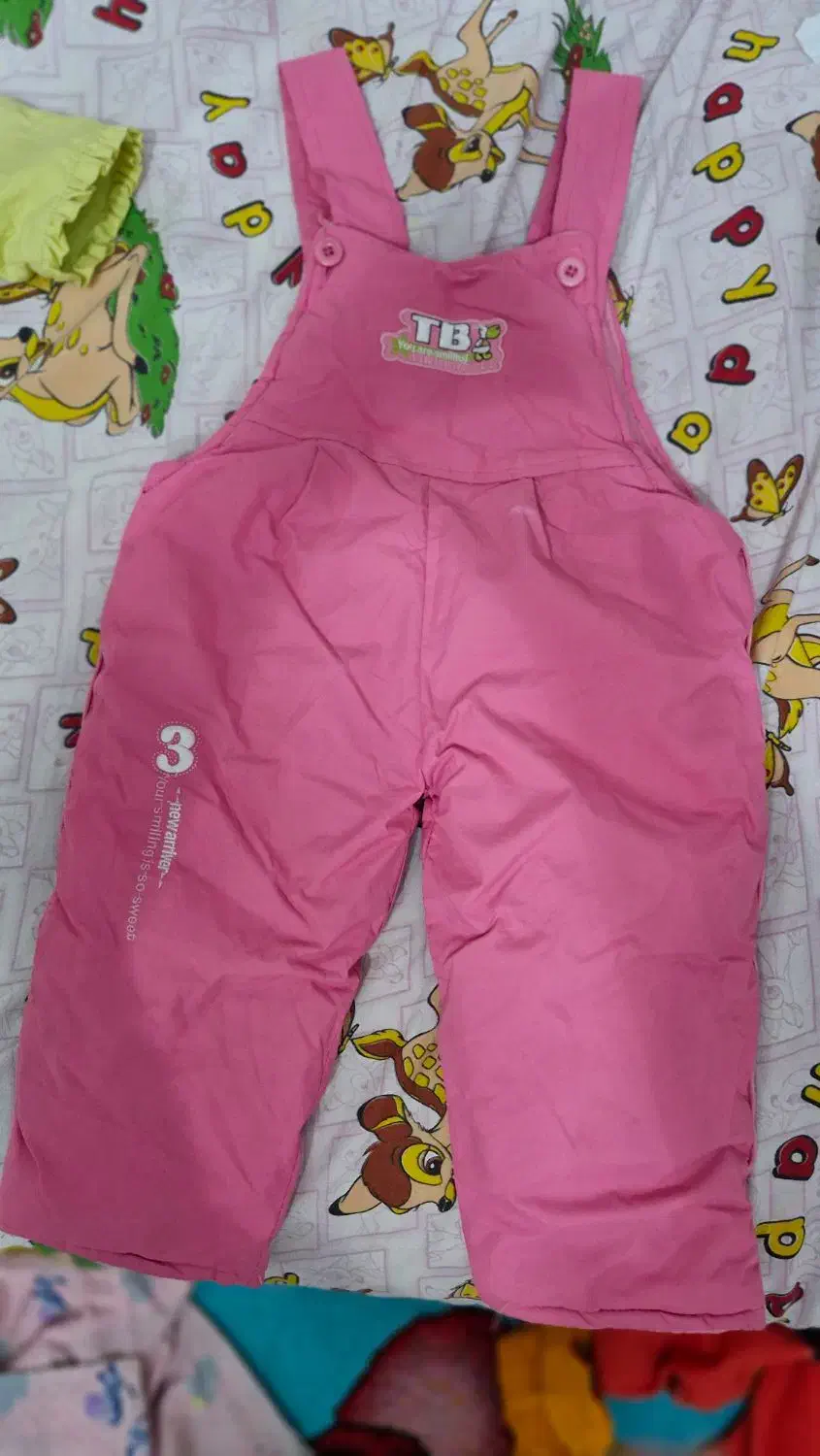 شلوار پیش بندی بارانی داخل کرکی خارجی و شیک|کفش و لباس بچه|اندیشه, شهرک صدف|دیوار