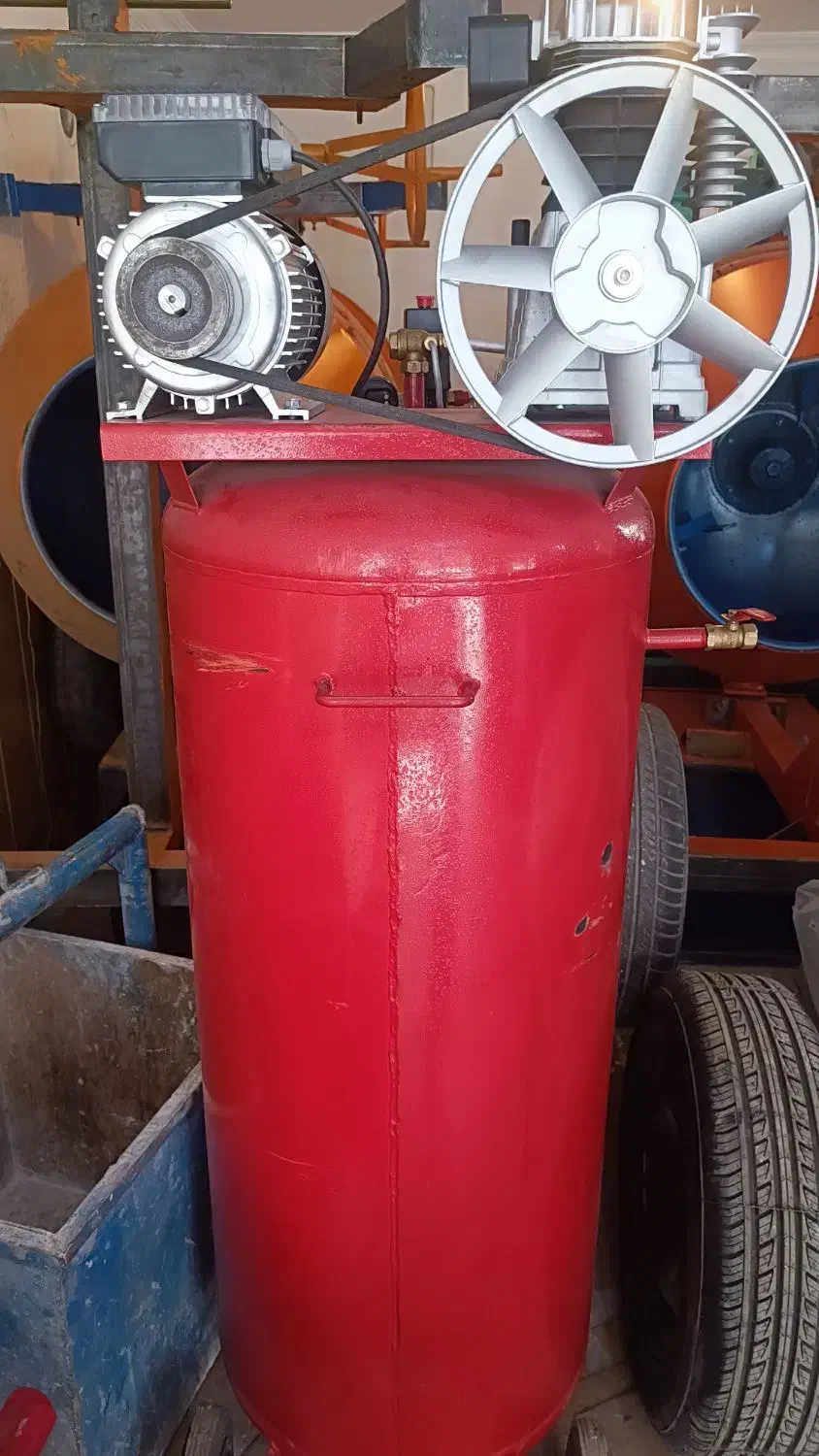 پمپ باد 250 لیتری|ماشین‌آلات صنعتی|مشهد, شهید بهشتی|دیوار