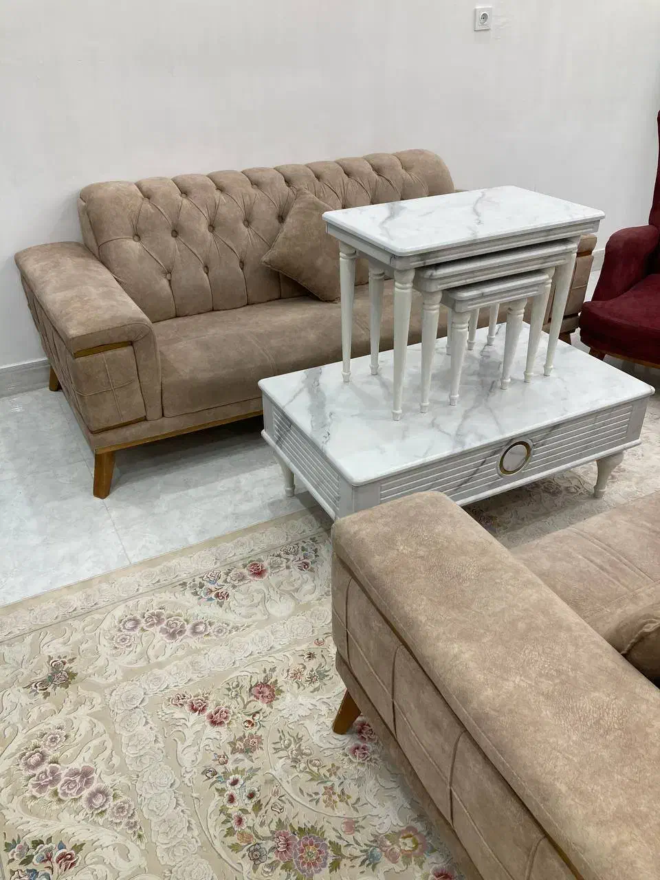 مبل ۷ نفره با کیفیت و خوش رنگ|مبلمان خانگی و میز عسلی|زاهدان, |دیوار