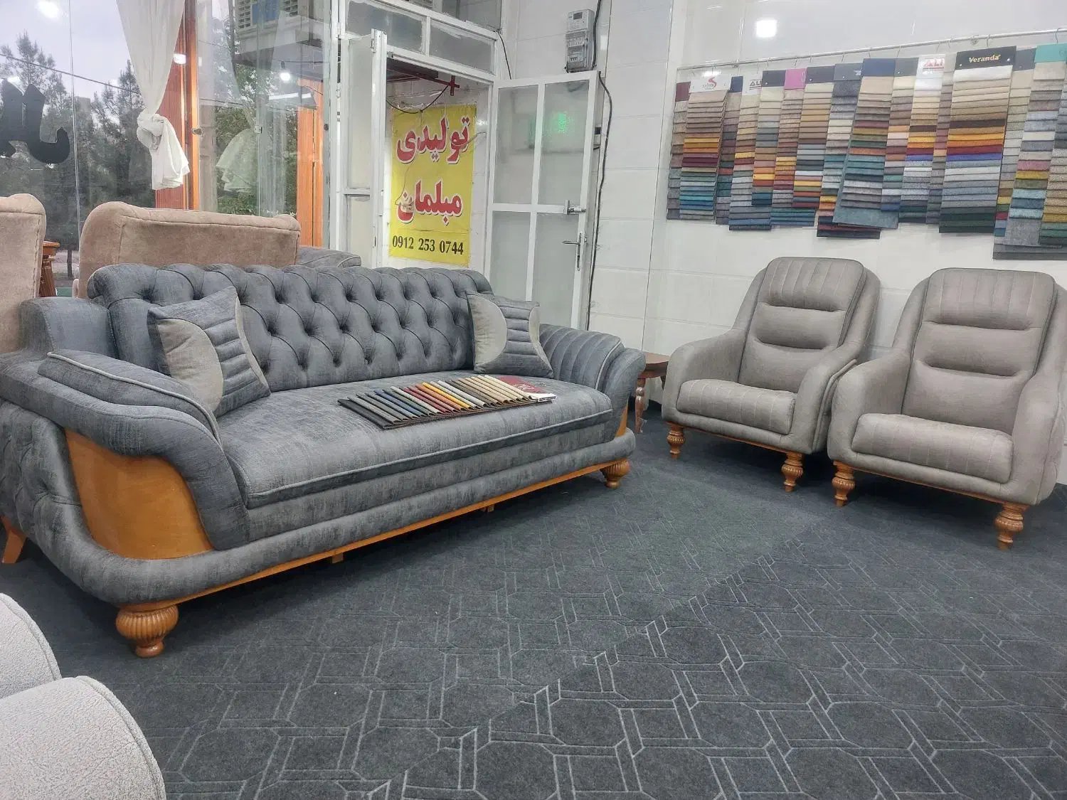 مبل ۸نفره تختخواب شو مدل اراد (خاص پسند)|مبلمان خانگی و میز عسلی|قم, دروازه چوبی|دیوار