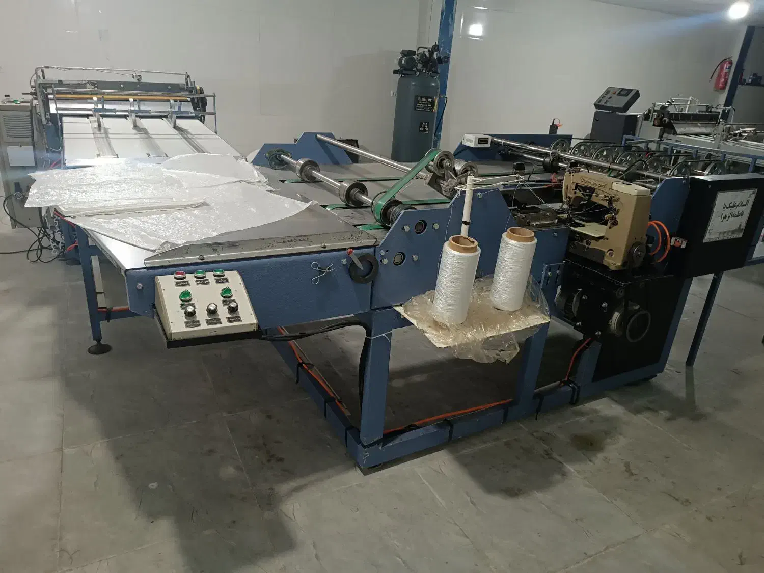 فروش دستگاه برش ودوخت کیسه گونی ودستگاه چاپ.|ماشین‌آلات صنعتی|نمین, |دیوار