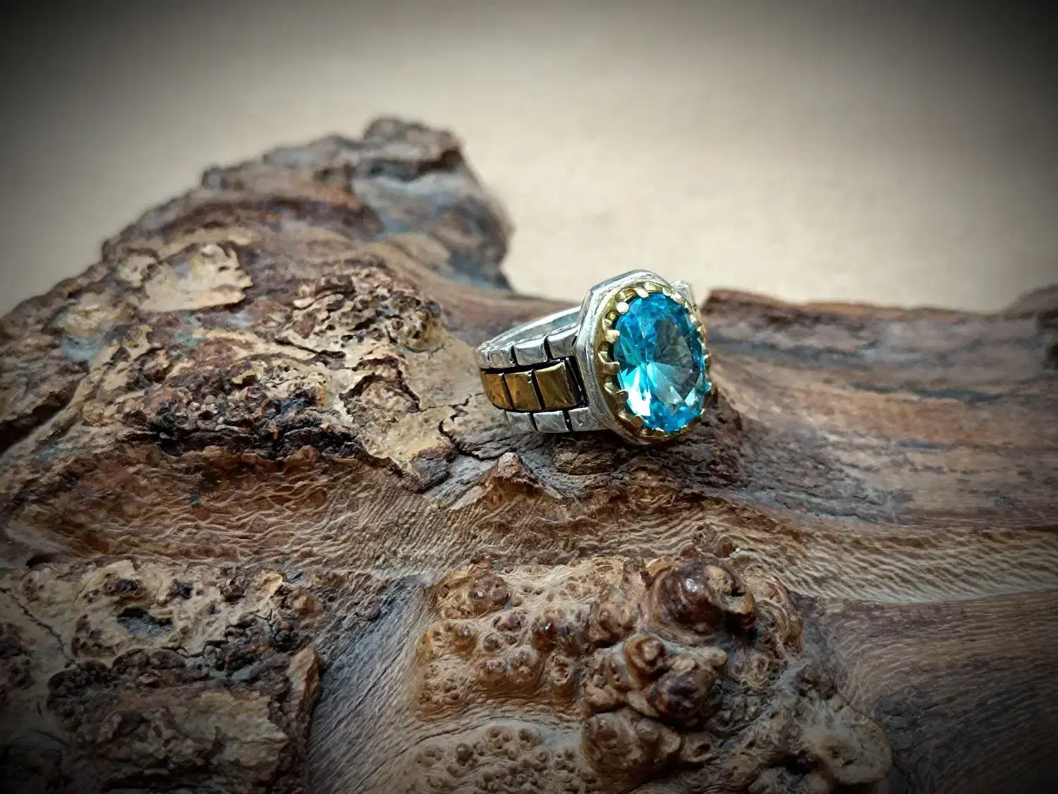 انگشتر نقره مردانه با نگین توپاز|بدلیجات|تهران, شوش|دیوار