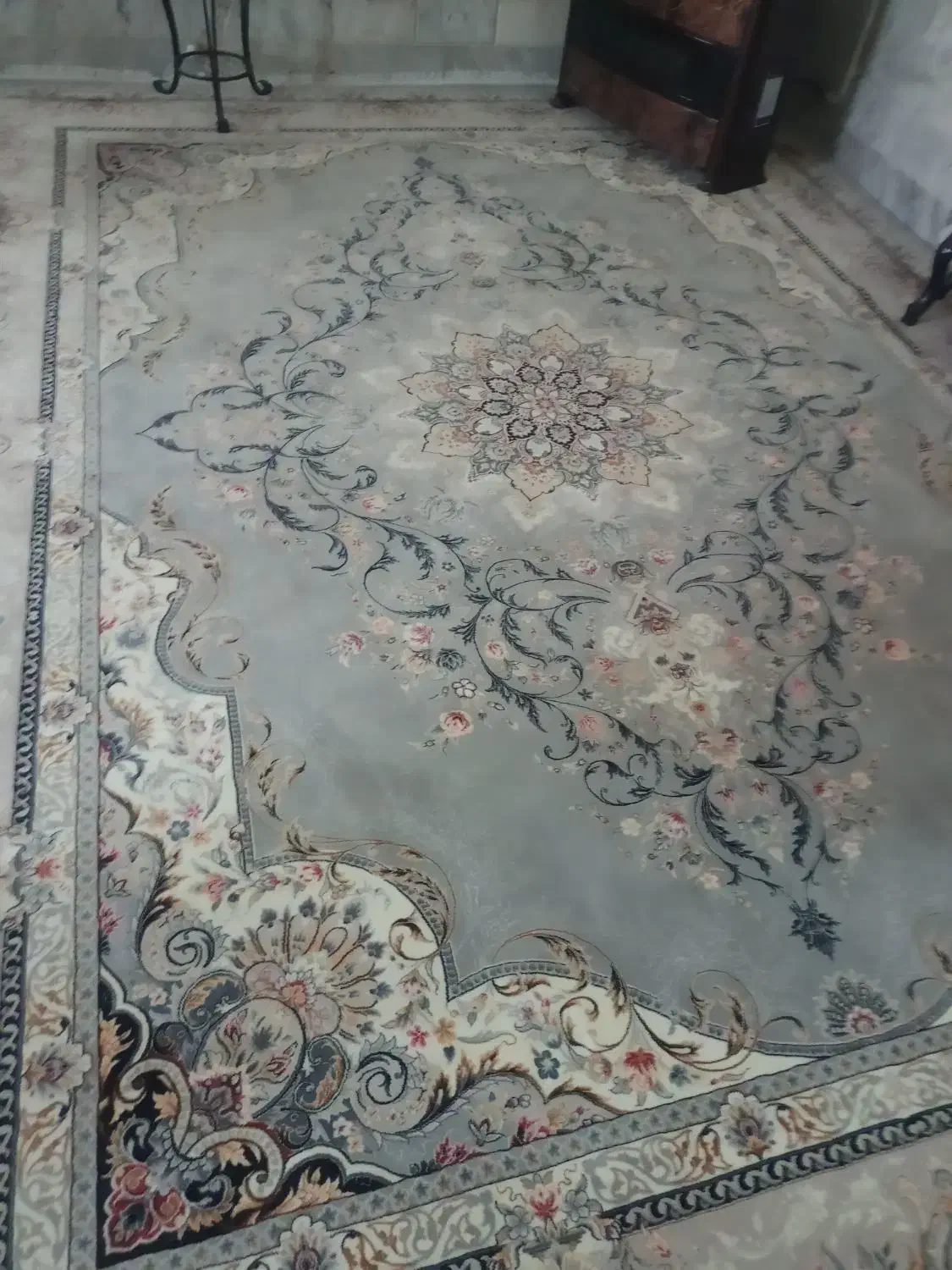 فرش 12متری هفتصد شانه در حد نو|فرش|گلپایگان, |دیوار