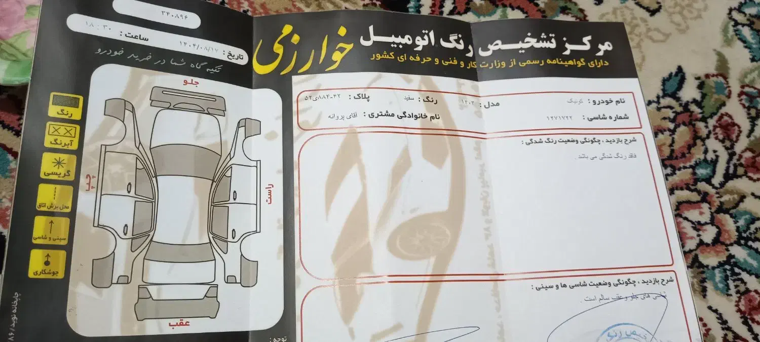 کوییک 403GXRپارس خودرو|خودرو سواری و وانت|مشهد, حجاب (شهرک غرب)|دیوار