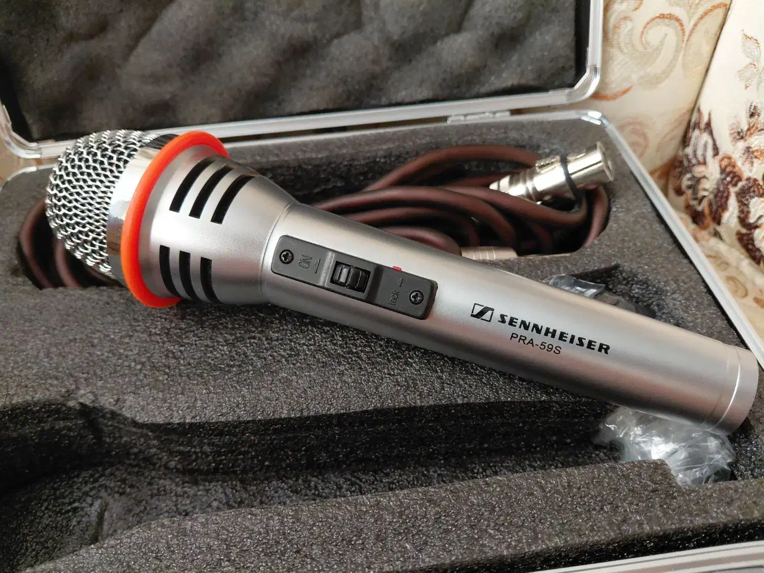میکروفون sennheiser 59s اصلی با باکس|آلات موسیقی|مشهد, کوه سنگی|دیوار