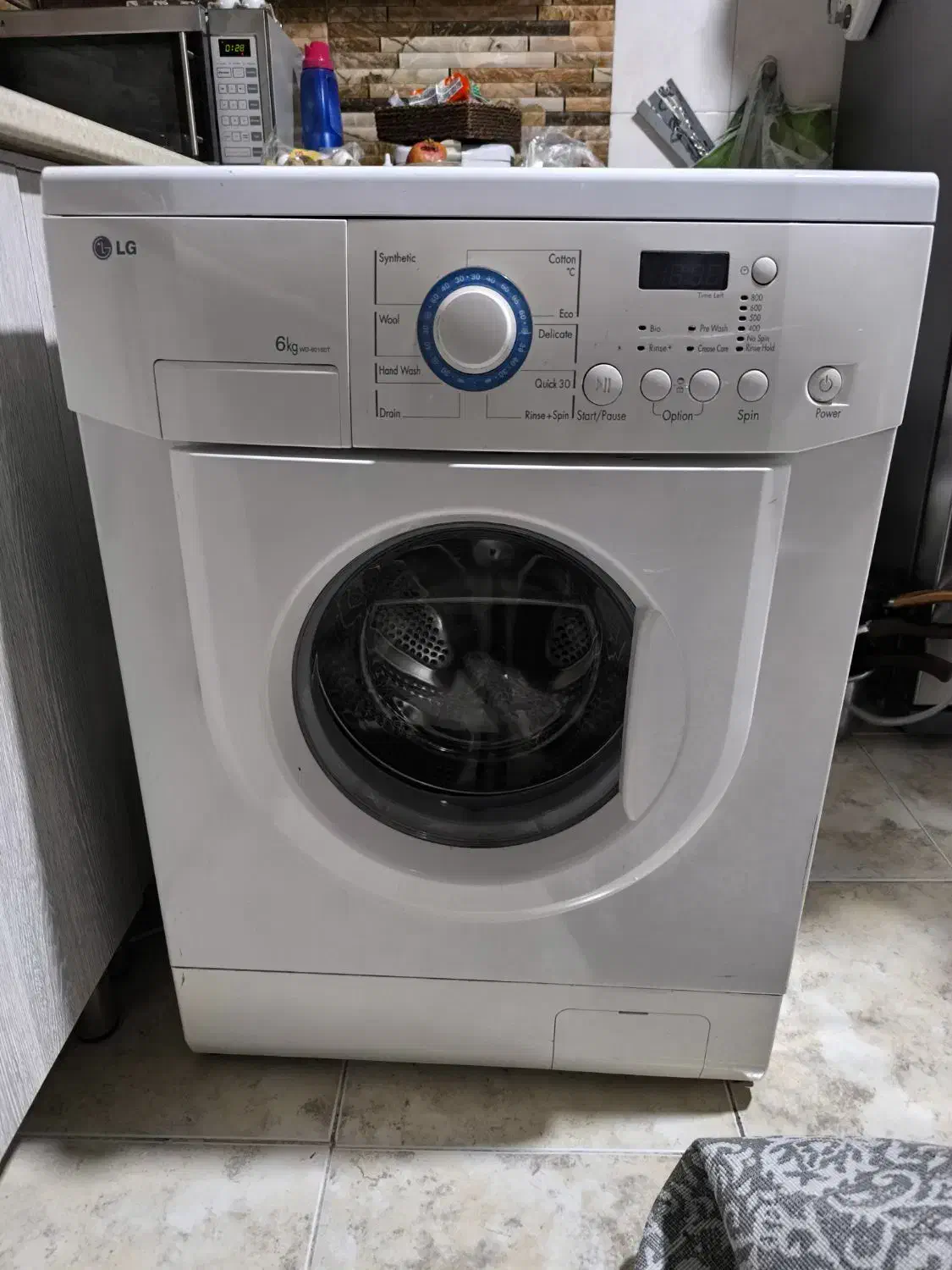 لباسشویی الجی ۶ کیلو کره ای|ماشین لباسشویی و خشککن لباس|شیراز, غدیر جنوبی|دیوار