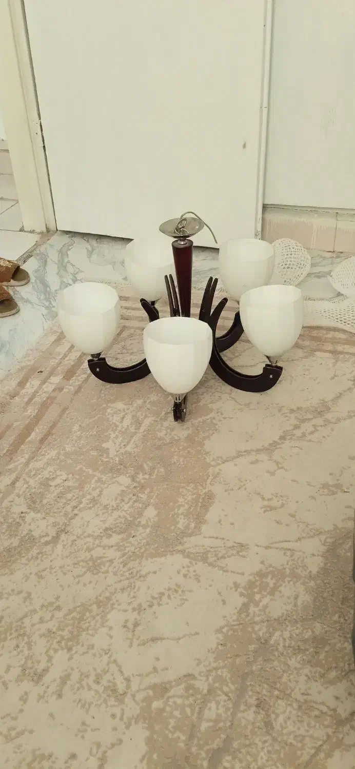 لوستر چوبی|لوستر و چراغ آویز|تهران, مشیریه|دیوار