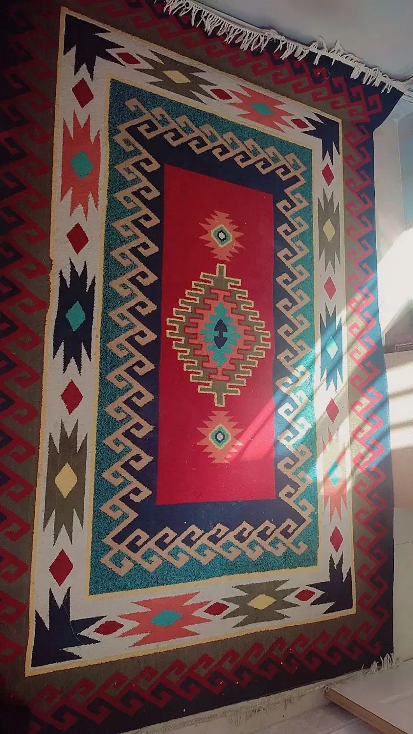 گلیم فرش|فرش|کرمانشاه, |دیوار