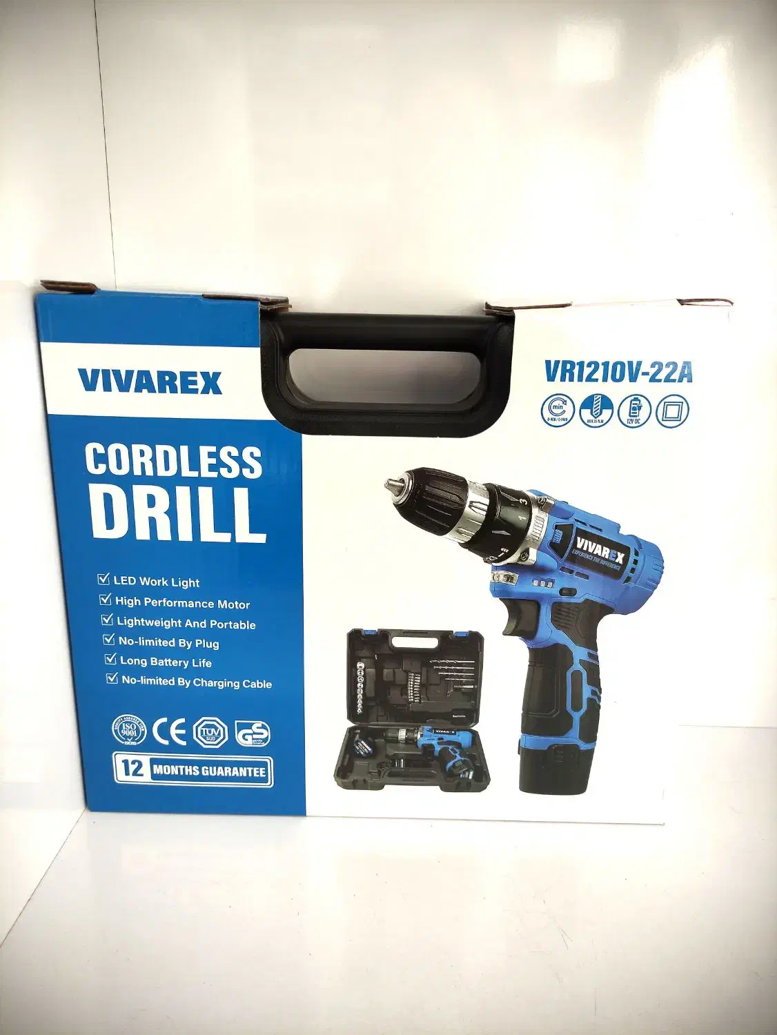 دریل شارژی دو باطری ویوارکس مدل VR1210V22A|ابزارآلات|محلات, |دیوار
