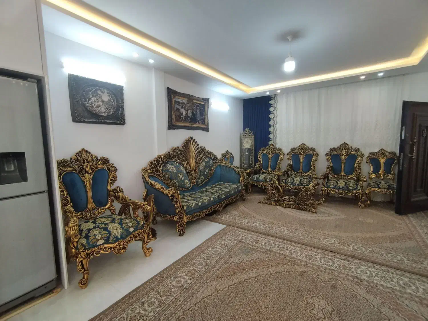 پرده|فرش|مشهد, شهید قربانی|دیوار