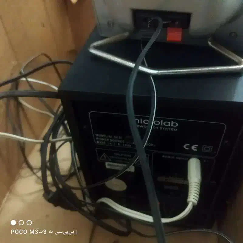 دوعدد اسپیکر میکرولب و اسپیکر مارک جنیوس سالم|سیستم صوتی خانگی|محمودآباد, |دیوار