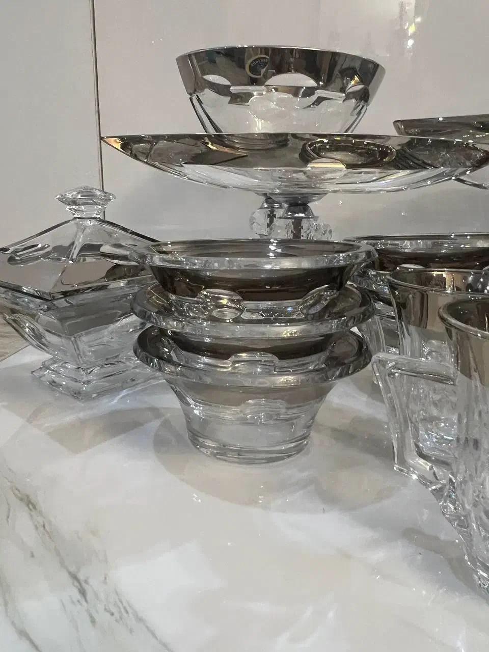 ست30 پارچه کریستال بوهمیا اصل چک|ظروف سرو و پذیرایی|تهران, سازمان آب|دیوار